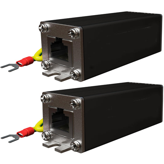 Tupavco Ethernet Surge Protector (2 Pack) 2.5 Gigabit High PoE++ Class 8 150W TP325x2