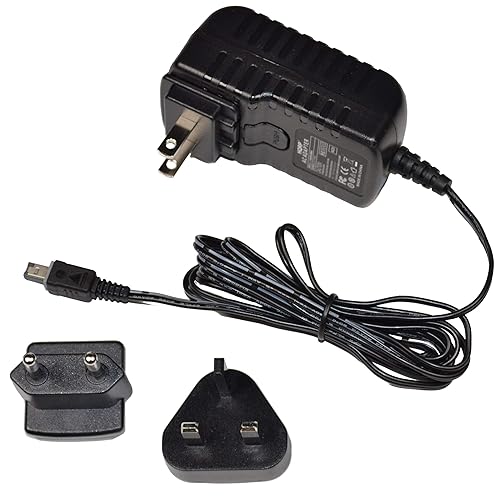 HQRP Wall AC Power Adapter Compatible with JVC GR-D370U GR-D370US Camcorder - (incl. USA Plug & Euro Adapter)
