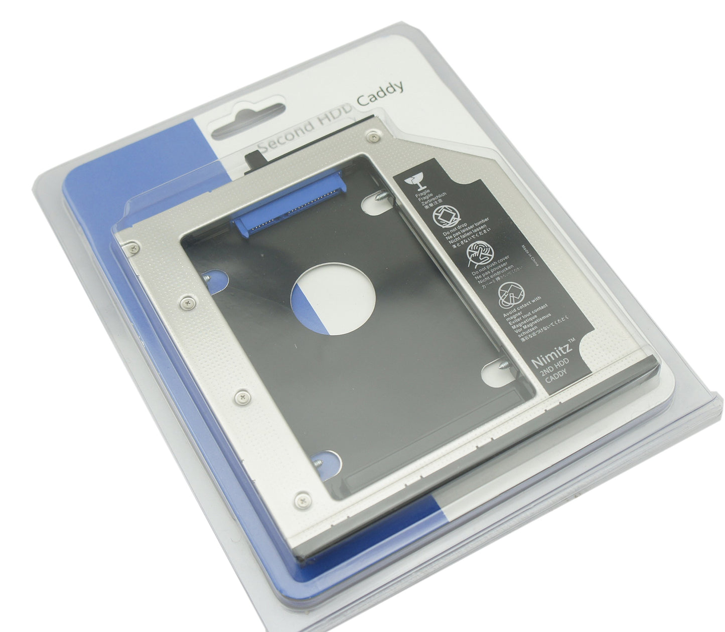 Nimitz 2nd HDD SSD Hard Drive Caddy for Lenovo Thinkpad T400 T400s T410 T410s T420s T430s T500 W500