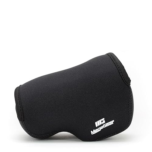 MegaGear ''Ultra Light'' Neoprene Camera Case Bag with Carabiner for SONY NEX5, NEX5N, NEX5R with 16-50 LENS (Black)