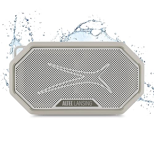 Altec Lansing Portable Bluetooth Speaker HYDRAMINI 2.0, IP67 Waterproof, Portable Speaker, 12h Playtime, Wireless Pairing, USB-C Quick Charge