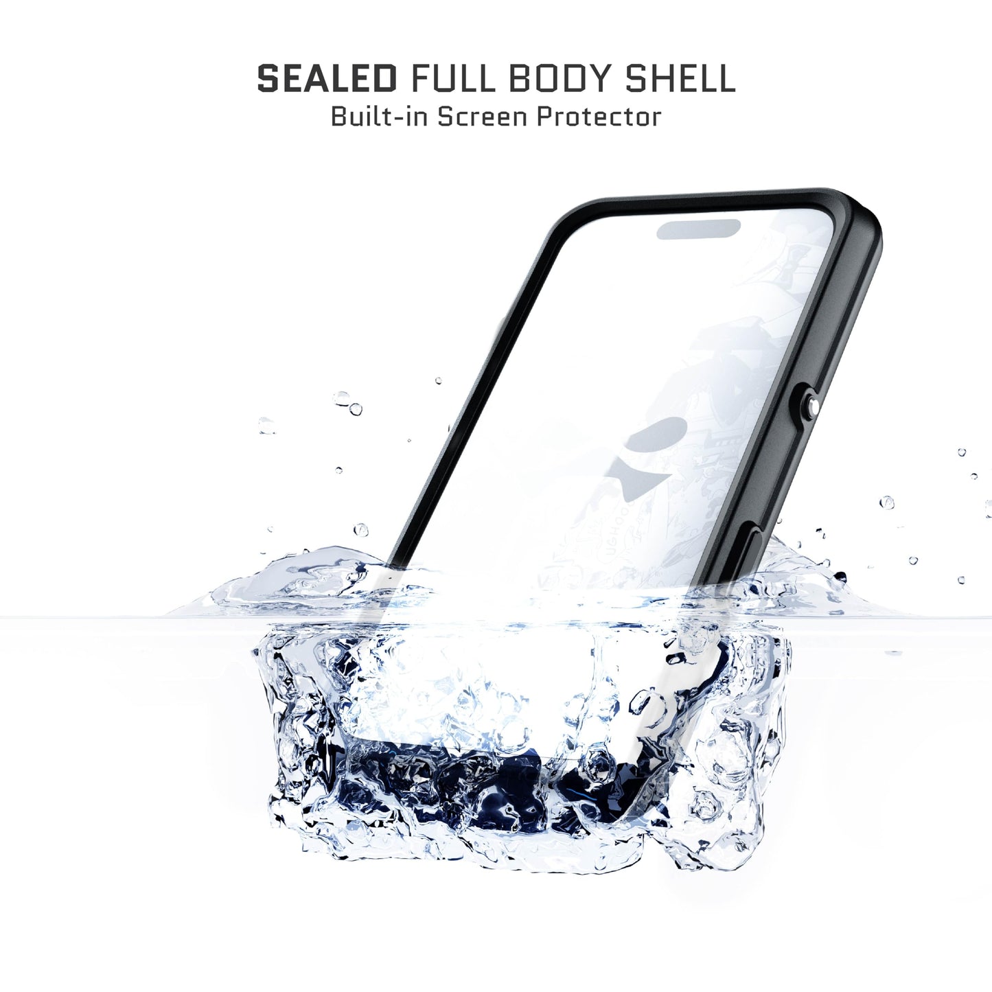 Ghostek Nautical Slim iPhone 16 Plus Waterproof Case - Built-in Screen and Camera Lens Protector, Compatible with Apple MagSafe Accessories Designed