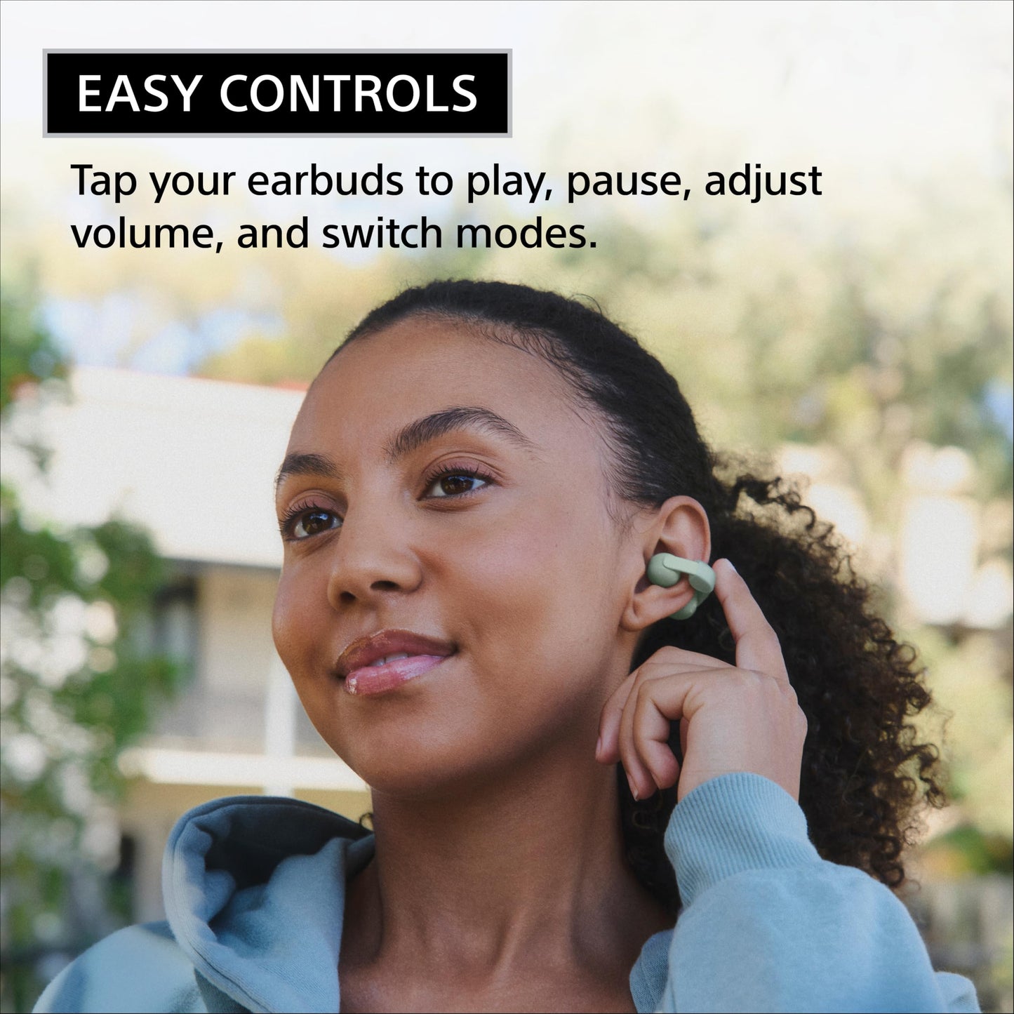 Sony LinkBuds Clip Truly Wireless Open Earbuds Greige WF-LC900/C (Renewed)