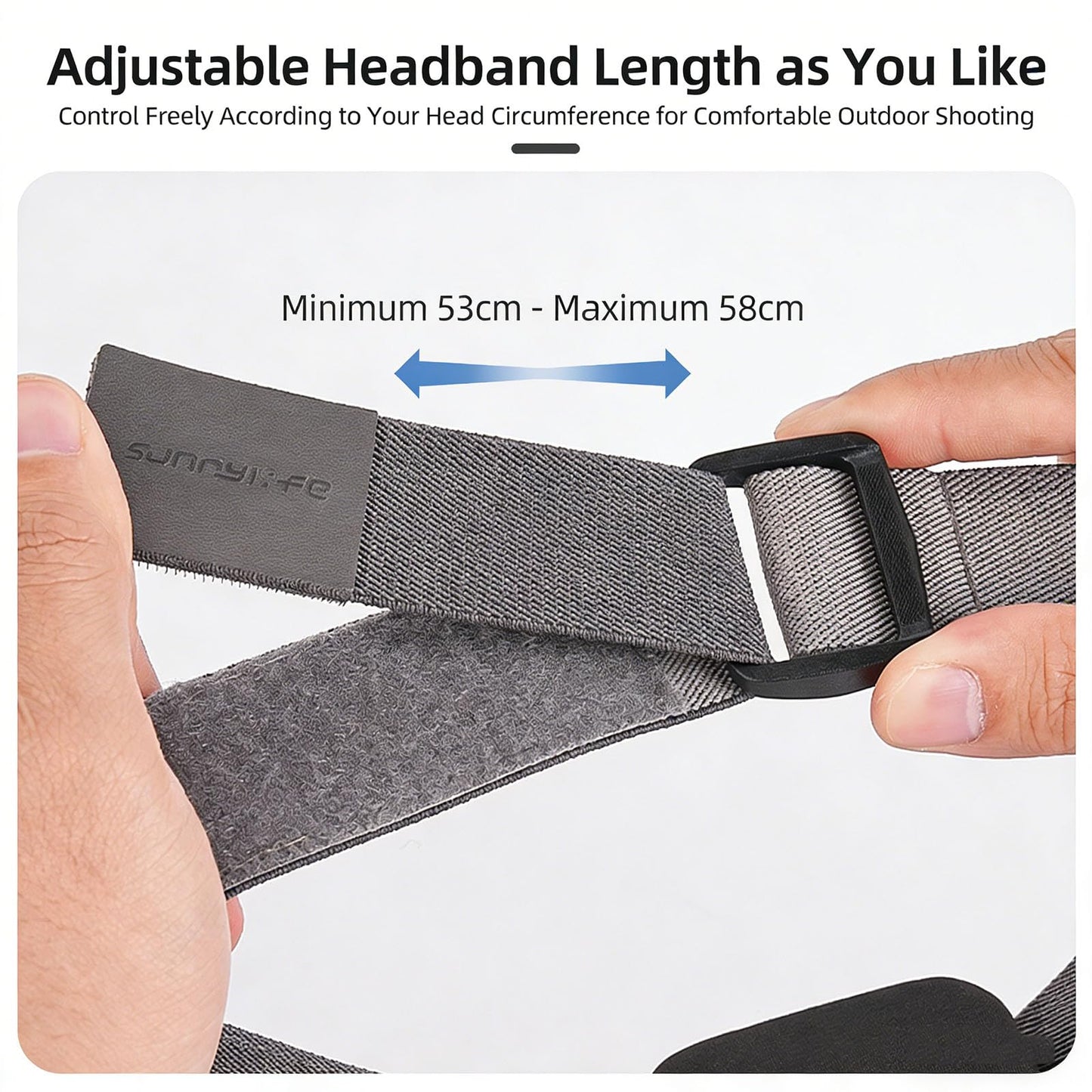 XCSFDCA Headband for DJI Osmo Nano,Head Strap Mount Straps Accessories for DJI Osmo Nano Fixed Bracket 360° Rotation