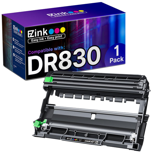 E-Z Ink DR830 Drum Unit Compatible Replacement for Brother DR830 Drum DR-830 TN830 TN-830 Drum Unit to use with HL-L2460DW DCP-L2640DW HL-L2480DW