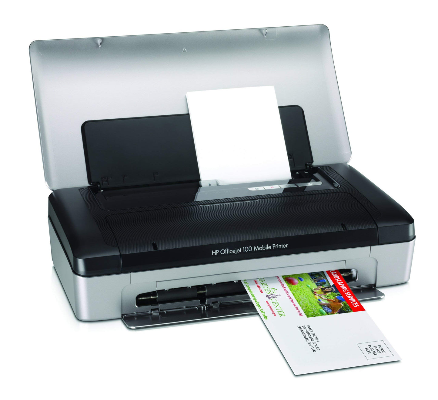 HP Officejet 100 Inkjet Mobile Printer with Bluetooth and USB, CN551A With ink and power cord (Renewed)