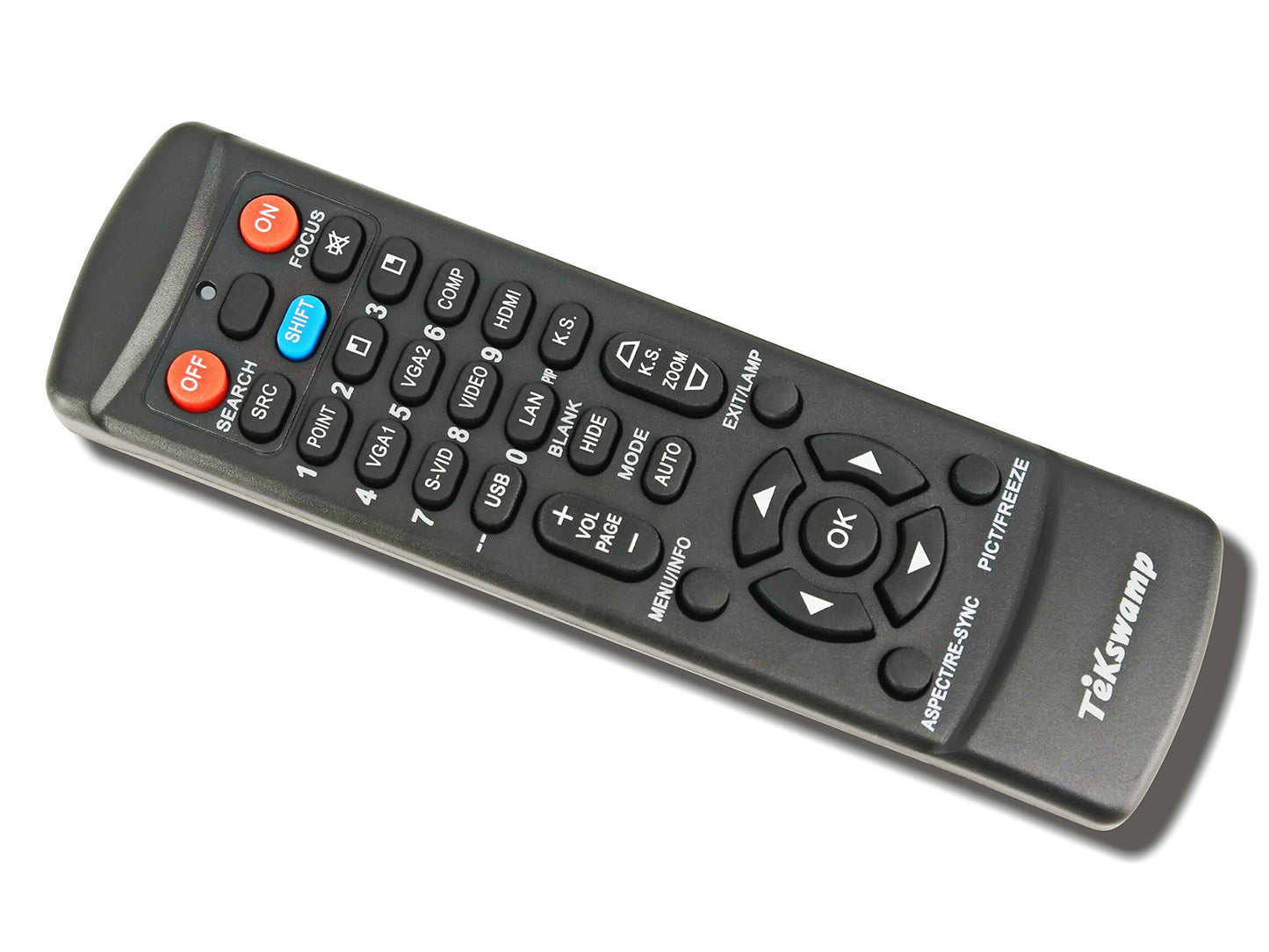 Replacement Video Projector Remote Control (Black) for Denon AVR-587