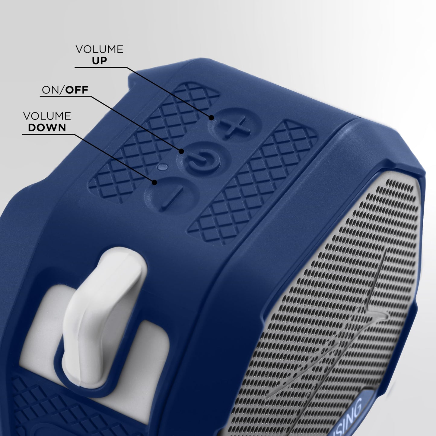 Altec Lansing HYDRATREK Magnetic Bluetooth Speaker, Waterproof IP67, Portable Speaker, True Wireless Pairing, USB-C Quick Charge, 3.7V 400mAh Battery