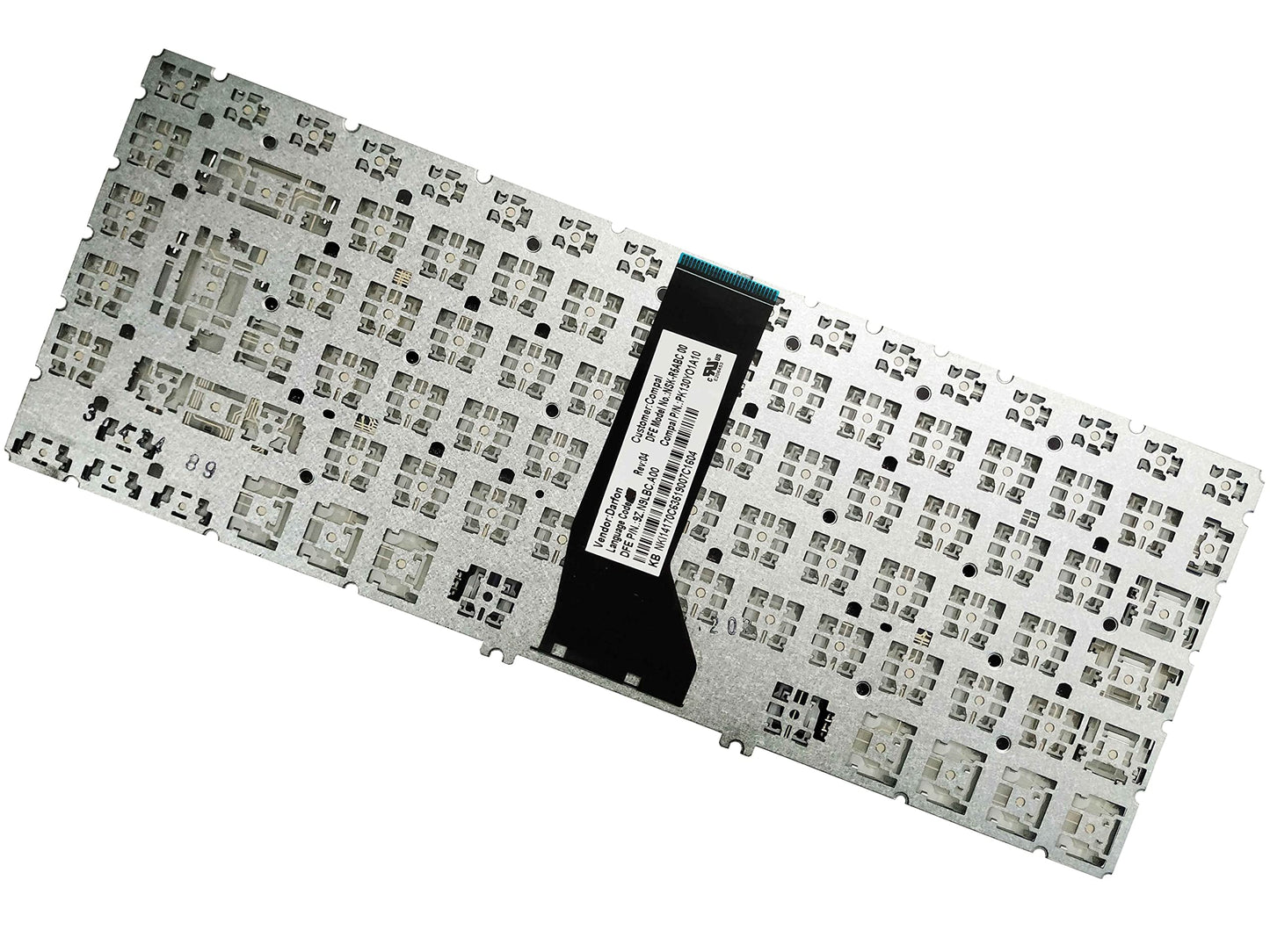AKGIFT Laptop Replacement Keyboard Compatible for Acer Aspire R7-572 R7-572G PK130YO1A29 Spanish Layout Backlit