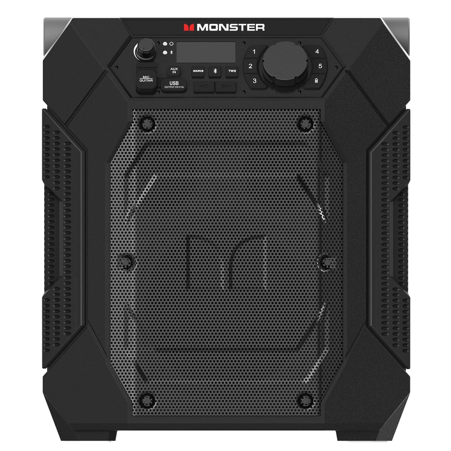 Monster Rocker 270 Sport Portable Indoor/Outdoor Wireless Speaker - Black/Slate (Renewed)