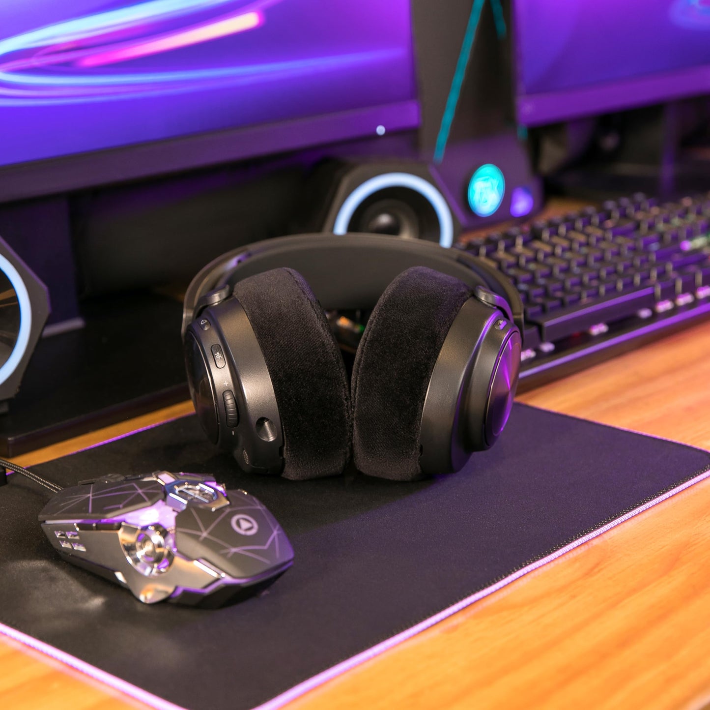 WC StealthZ Nova Pro Wireless - FPS Oriented Earpads for Arctis Nova Pro Wireless, Nova Elite, & Nova Pro Omni by GadgetryTech & Wicked Cushions |