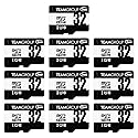 TEAMGROUP Micro 32GB 10 Pack UHS-I U1 Class 10 SDHC SDXC Read Speed up to 100MB/s High Speed Flash Meomry Card with Adapter for Camera, Surveillance