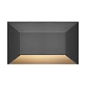 Hinkley Nuvi Medium Horizontal Rectangular Deck Sconce, Low Voltage, Vinyl Alloy, Integrated LED, ADA, Mounts Flush, Outdoor Step Deck Light, Coastal