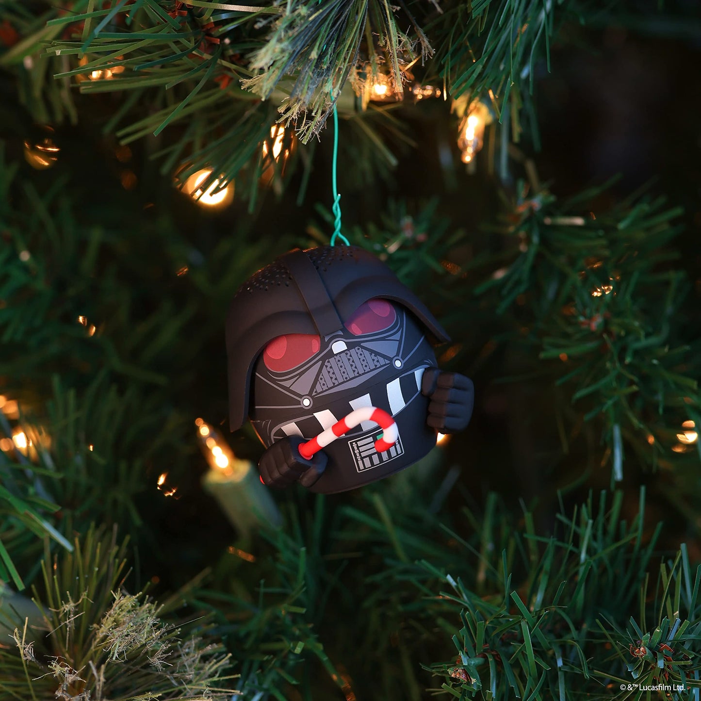 Bitty Boomers Star Wars: Darth Vader (Holiday) - Mini Bluetooth Speaker, Multicolored