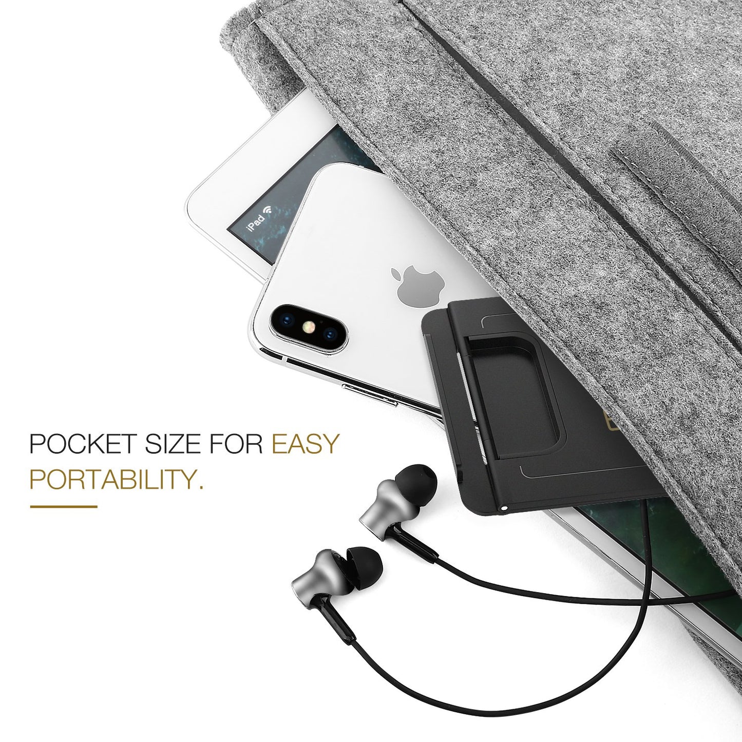 MoKo 2PCS Phone/Tablet Stand, Desktop Holder for 4-11" Device, Fit with iPhone 17/17 Air/17 Pro/17 Pro Max, iPhone 16/Pro/Pro Max/Plus, iPhone