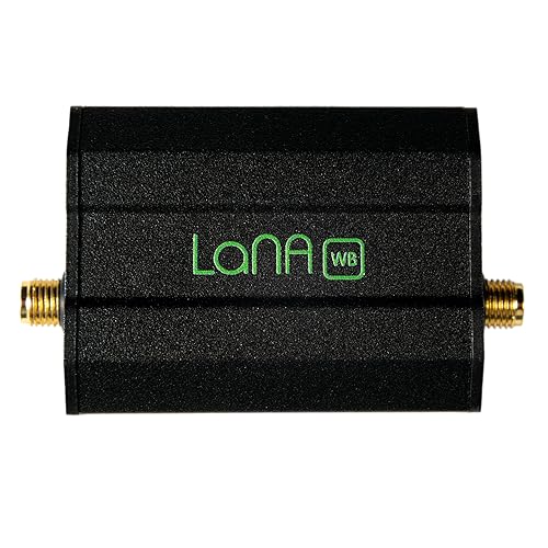 Nooelec Lana WB - Ultra-Low Noise Amplifier (LNA) Module for RF & Software Defined Radio (SDR) with Enclosure & Accessories. Wideband 300MHz-8000MHz