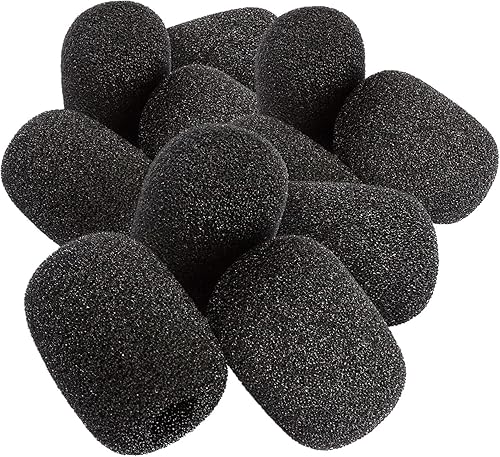 10 Pcs Parrott B350 Foam Replacement for BlueParrott B450 B550 C400 S450 B250 B350 Headset Windscreen Mic Cover Windscreens and Pop