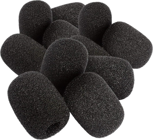 10 Pcs Parrott B350 Foam Replacement for BlueParrott B450 B550 C400 S450 B250 B350 Headset Windscreen Mic Cover Windscreens and Pop