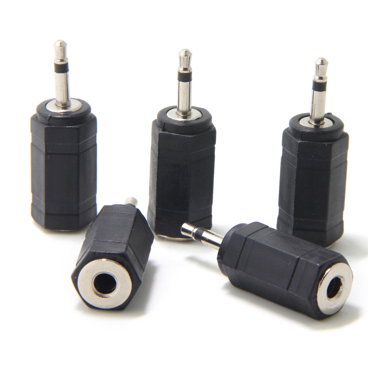 2.5mm to 3.5mm Adapter, Ancable 5-Pack 2.5mm Mono Plug to 3.5mm Mono Jack Adapter for Logitech Harmony Hub and IR Blaster, IR Emitter Extenders, IR