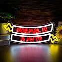 Normal Is A Myth Neon Sign, Sci-Fi Inspired Neon Light for Wall Decor, Dimmable USB Powered Fantasy Inspired LED Sign for Bedroom, Dorm, Game Room