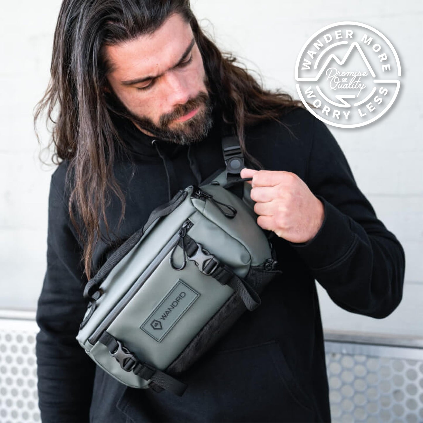 WANDRD ROGUE V1 6L Sling: Compact Camera Sling and Crossbody Bag with Fast Access, 3-Way Carry- Lightweight Everyday Bag Great for Travel