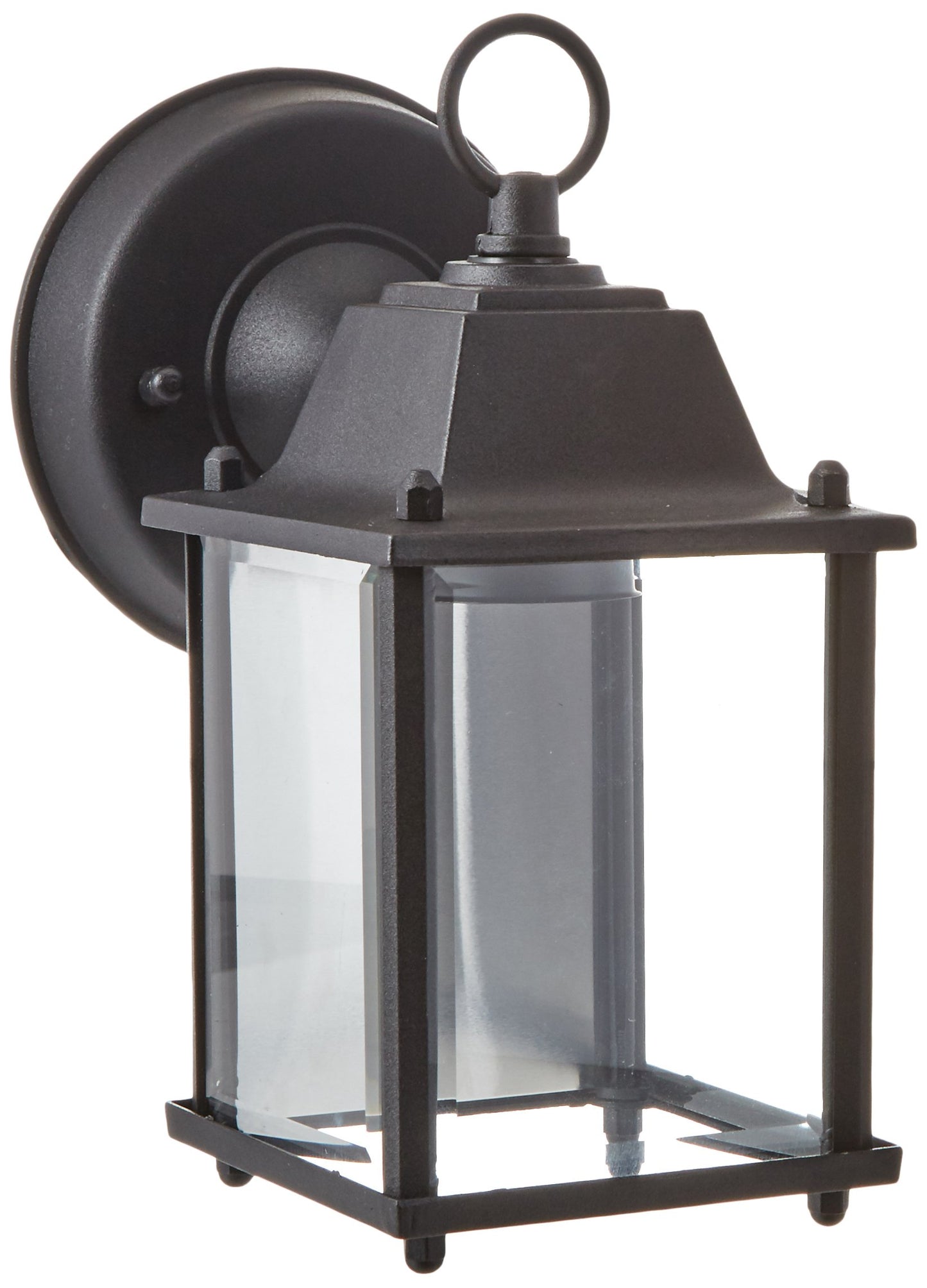 Trans Globe Lighting 40455 BK Outdoor Patrician 8" Wall Lantern, Black