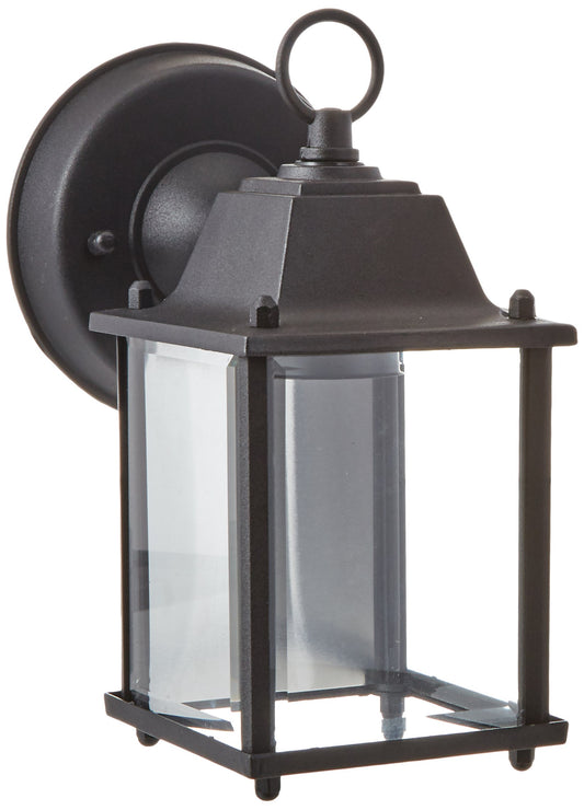 Trans Globe Lighting 40455 BK Outdoor Patrician 8" Wall Lantern, Black