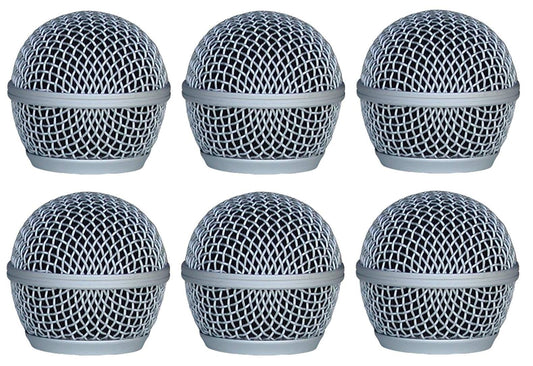Audio2000'S ACC1001X6 6-Pack Dent Resistant Steel Grille-Mesh Replacement Microphone Windscreens