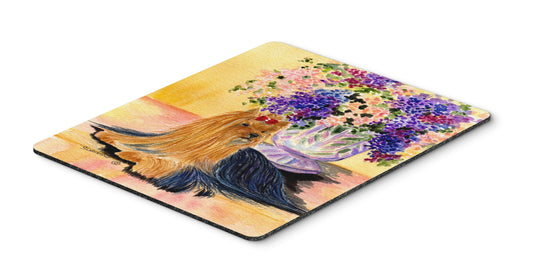 Caroline's Treasures SS8304MP Yorkie Mouse Pad, Hot Pad or Trivet for Home Office Gaming Working Computers Laptop Mouse Mat,Washable Large Mousepad