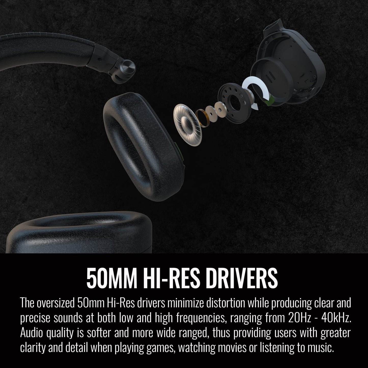 Thermaltake Argent H5 RGB 7.1 Surround Gaming Headset, 50mm Hi-Res Drivers, Compatible with PC, Xbox One, PS4, Mac, Mobile and Nintendo Switch, Black