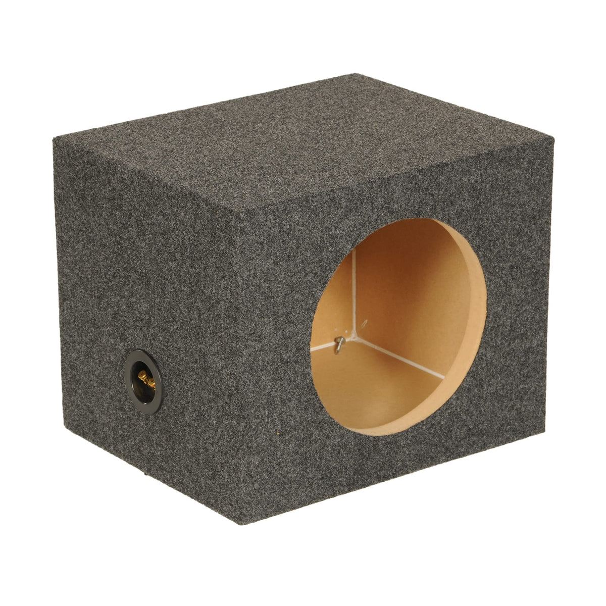 Q Power HD110 Single Sealed Heavy-Duty Subwoofer Box