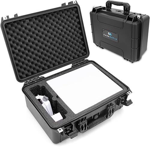 CASEMATIX Travel Case Compatible with Starlink Mini Dish, Mount, Cables, Power Supply & More - IPX7 Waterproof, Professionally Cut Impact-Resistant