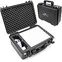 CASEMATIX Travel Case Compatible with Starlink Mini Dish, Mount, Cables, Power Supply & More - IPX7 Waterproof, Professionally Cut Impact-Resistant