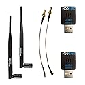 Nooelec 1090ES & UAT - Radios and High Gain Antennas. Dual-Band NESDR Nano 2 ADS-B (978MHz & 1090MHz) Bundle, Starter Edition, for Stratux™, Avare