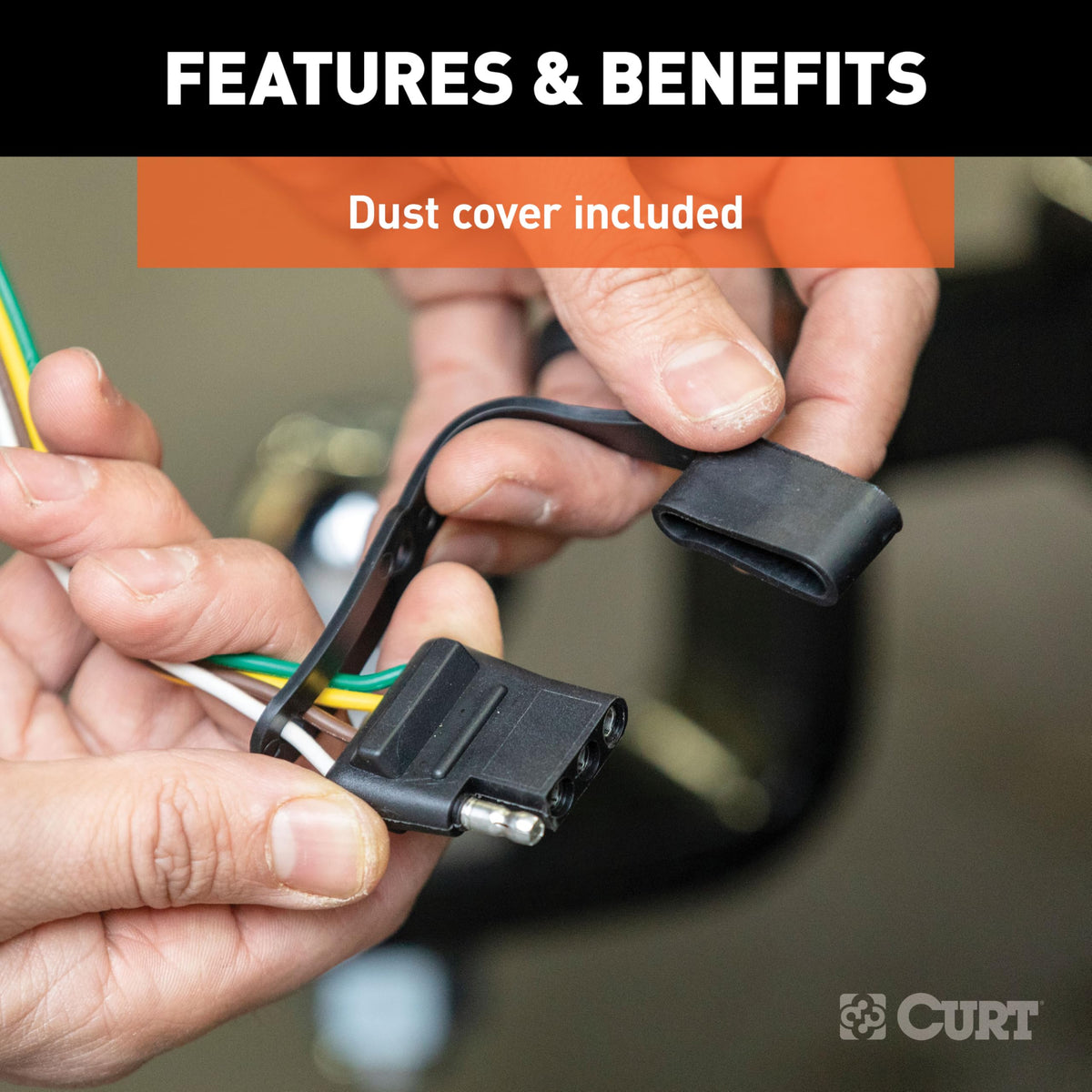Curt 56185 T-Connector for Nissan Versa