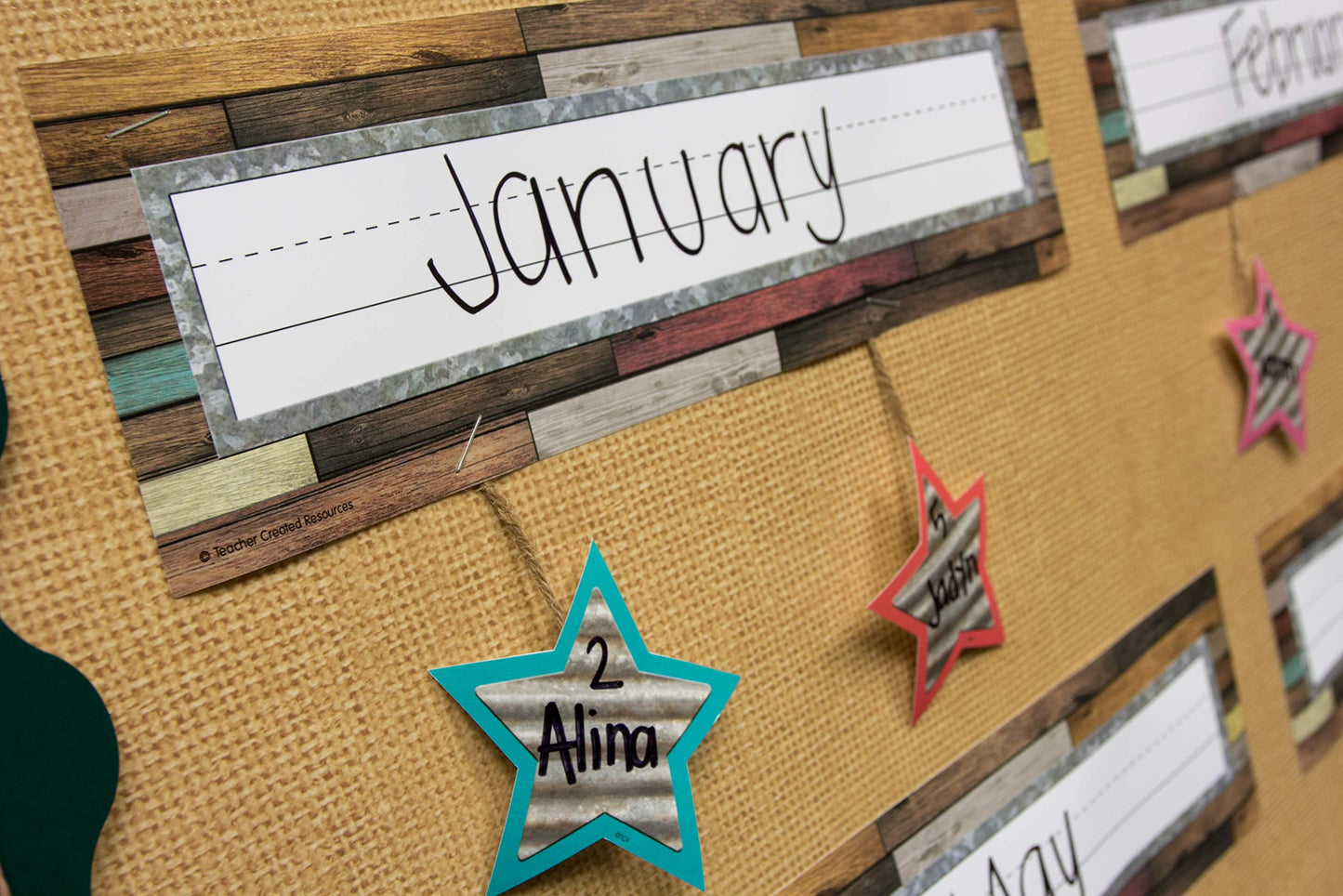 Teacher Created Resources Burlap Better Than Paper Bulletin Board Roll (77365)