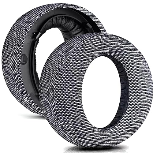 PS5 Ear Pads Replacement Ear Cushions for Sony PlayStation 5 Pulse 3D PS5 Wireless Headphones, Headset Earpads, Ear Cups Repair Parts(Gray Flannel)