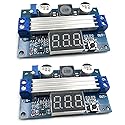 FainWan 2pcs LTC1871 DC-DC Boost Step-up Voltage Converter Module 100W High Power Adjustable Output 3.5-35V Power Regulator Board with LED Voltage…