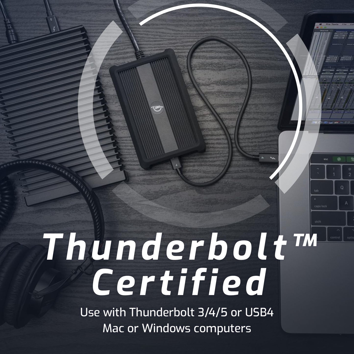 OWC Thunderbolt 4 10G Ethernet Adapter, for High-Speed Network Connections, RJ45 Port Supports 10Gb/s, 5Gb/s, 2.5Gb/s, 1Gb/s and 100Mb/s Base-T