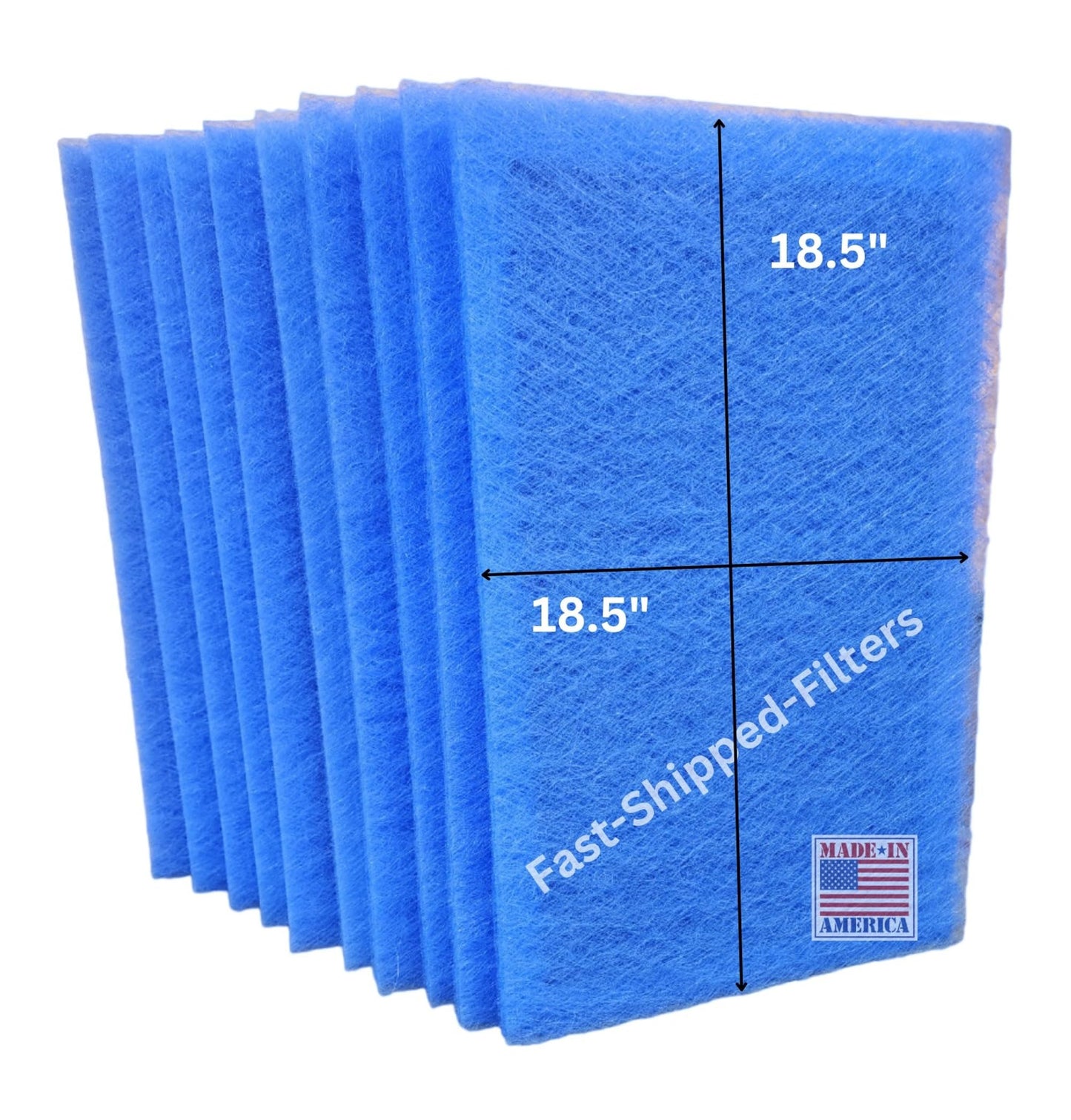 Fast-Shipped-Filters 10 Pack 20x21 Replacement Filter Pads Compatible with Dynamic Electronic Air Cleaner 20x21 polarized pads refill