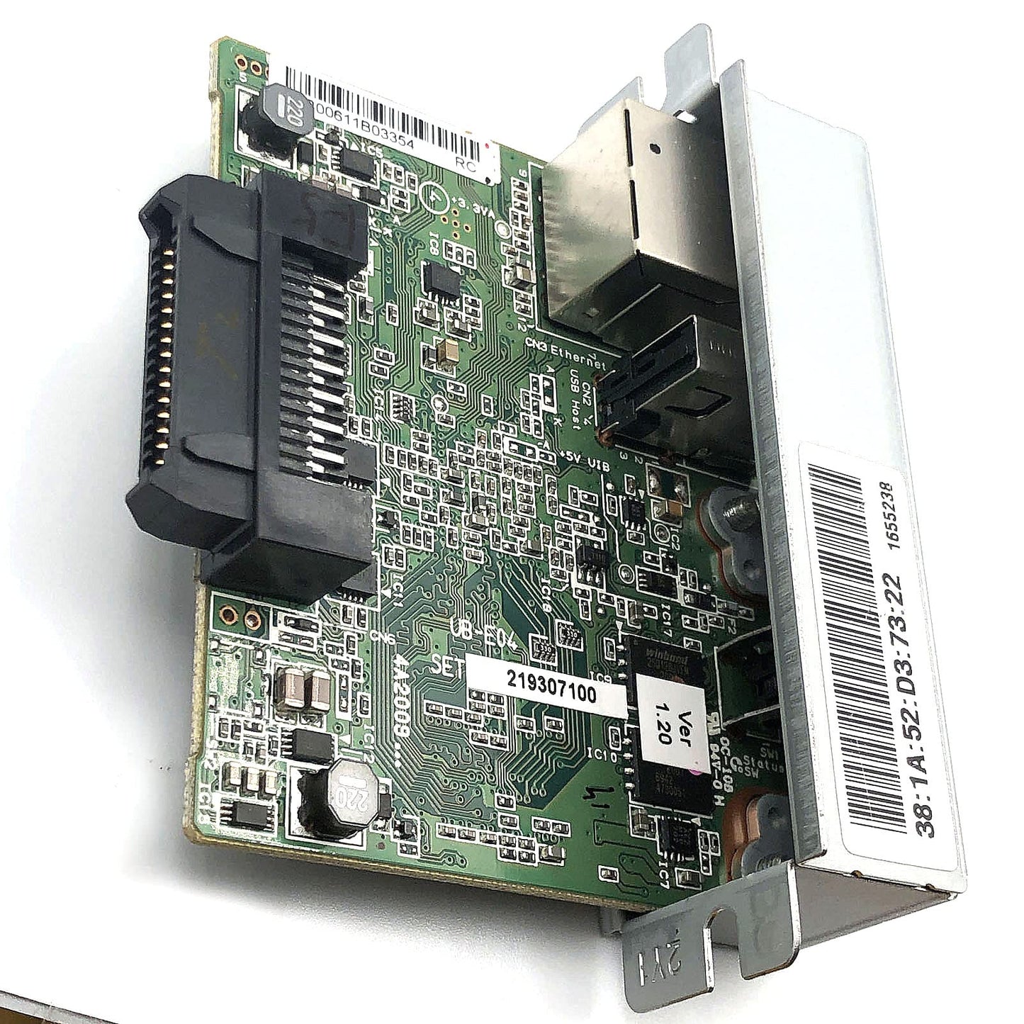 FainWan New Ethernet Interface Compatible with UB-E04 C32C824541 TM-U220PB T81 U288 T88IV with USB