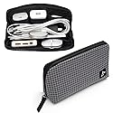 SIMTOP Small Tech Accessory Pouch Cable Organizer Bag, Compact Electronics Travel Case for Charger, Cords, Mouse & Power Bank, Water-Resistant