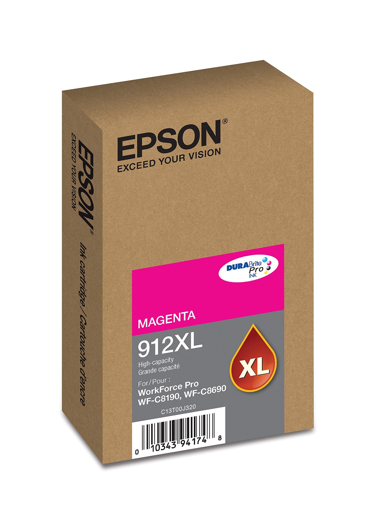 Epson DURABrite Pro T912XL320 -Ink -Cartridge - High Capacity Magenta
