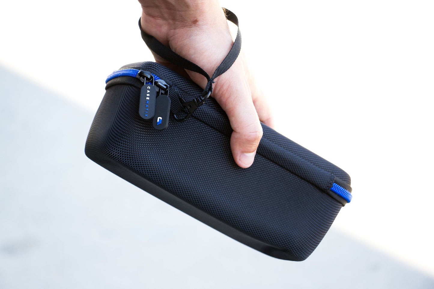 CASEMATIX Padded Microphone Case Compatible with AT2020 USB, AT2020USB Plus, AT2035, AT2050, AT4033A, AT4040, AT4050, ATR2500 USB with Windscreen and