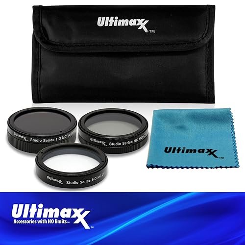 Ultimaxx 5PC Filter Kit for DJI Inspire 2 Zenmuse X4S Camera Gimbal