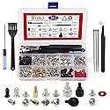Rrina 363Pcs Computer Screw Standoffs Assortment Kit for 2.5in SSD Hard Drive Computer Case Motherboard Fan Power Graphics