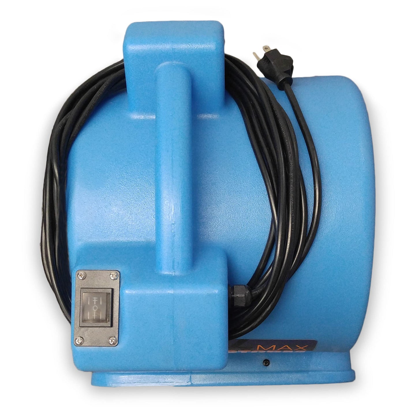 Soleaire Max Storm 1/2 HP Durable Lightweight Air Mover Carpet Dryer Blower Floor Fan for Pro Janitorial Cleaner, Blue, 1 Pack