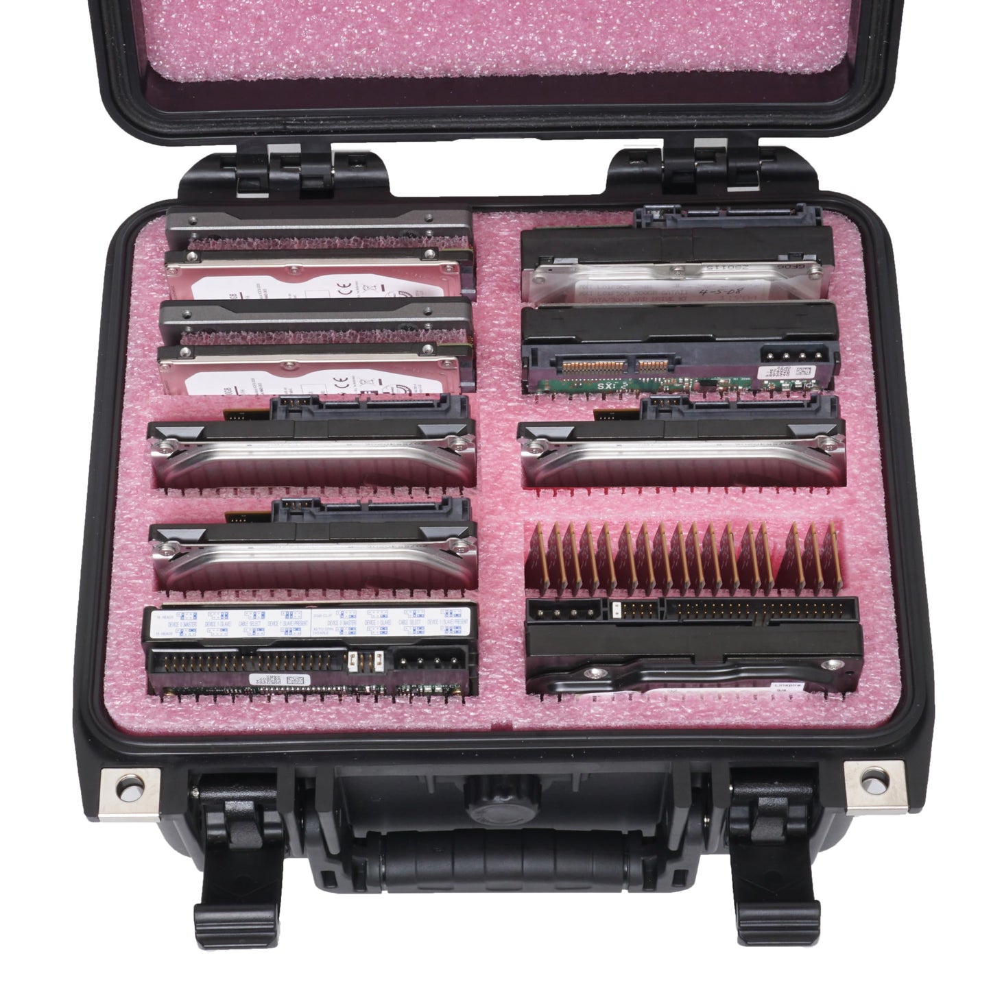 Case Club Anti-Static, Data-Safe Medium HDD & SSD Internal Drive Storage Case. Hard-Shell, Waterproof, Airtight, Padlockable Cases Protects & Prevents