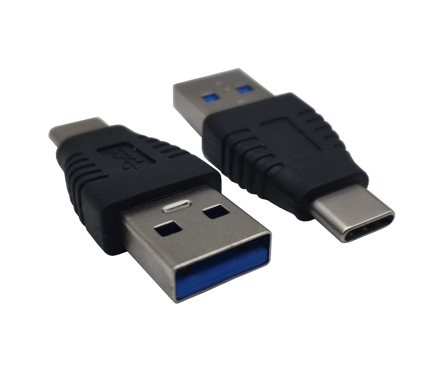 Wpeng Qaoquda USB-C Adapter, (2-Pack) USB 3.1 Type-C Male to USB 2.0 A Male Extension Adapter for Laptop,Tablet, Mobile Phone and More (USB C M/A M)