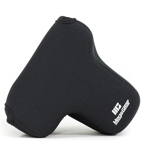 MegaGear Panasonic Lumix DMC-G85, G80, G81, G8 (12-60mm) Ultra Light Neoprene Camera Case - Black